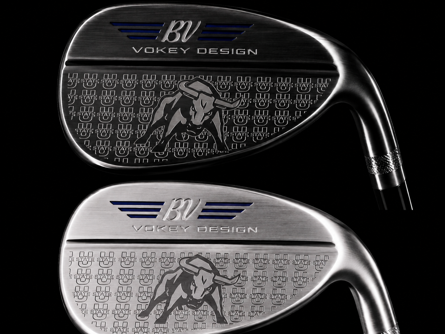 Utah State engraving on a forged golf wedge