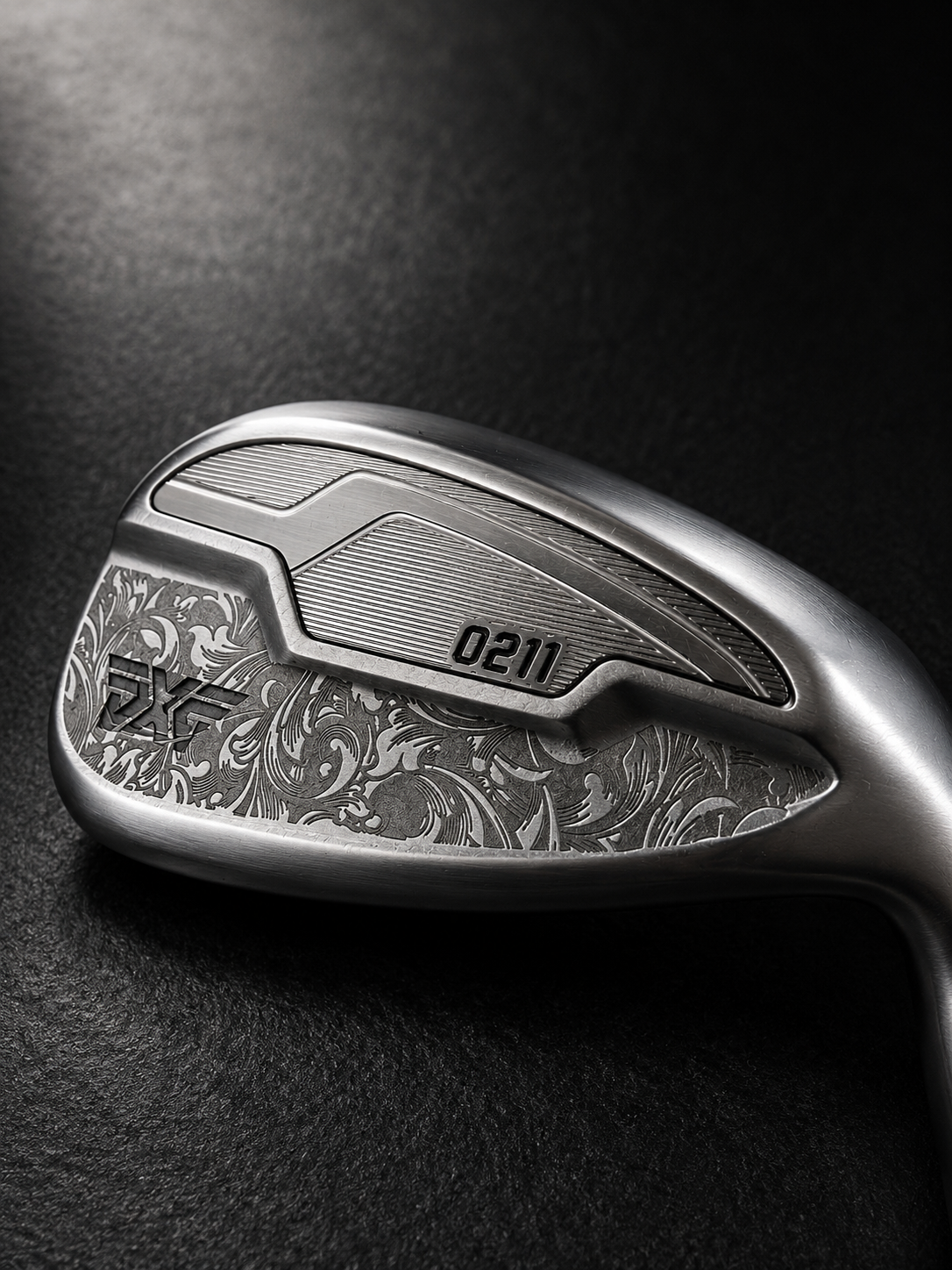 Victorian Scroll engraving on a forged golf wedge