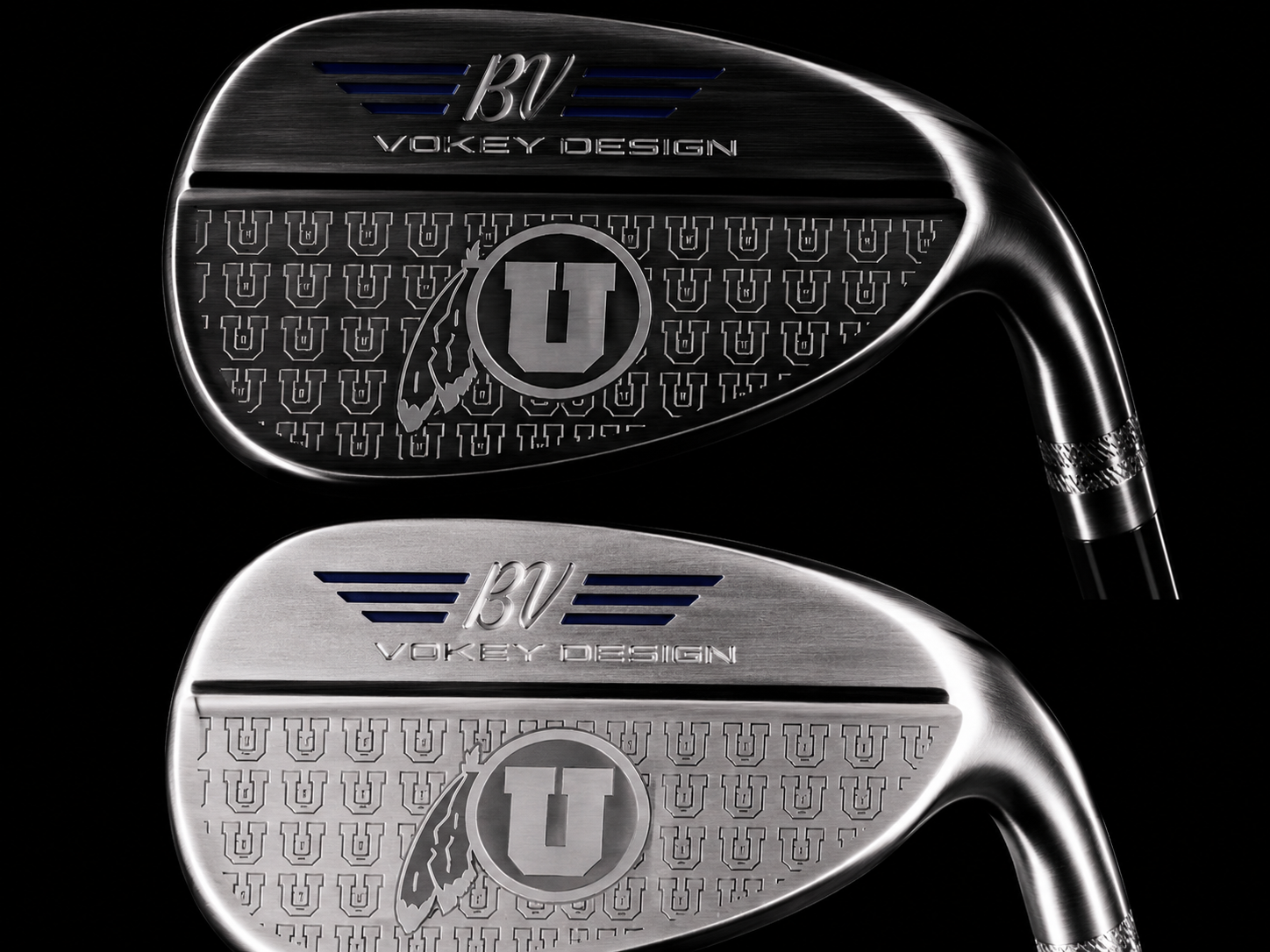 Utah Utes engraving on a forged golf wedge
